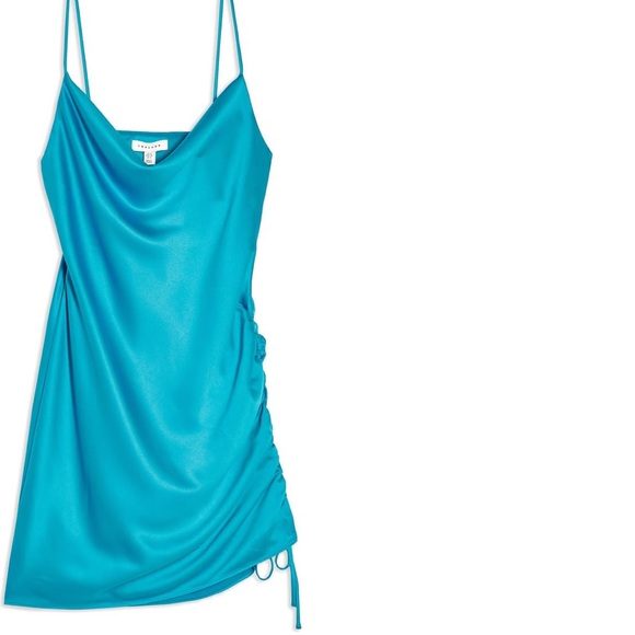 Topshop Silk Mini Dress - Picture 3 of 8